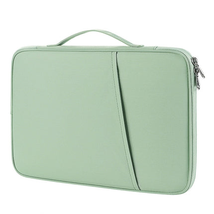 For 12.9-13 inch Laptop Portable Nylon Twill Texture Bag(Green)-garmade.com