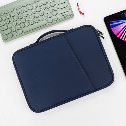 For 12.9-13 inch Laptop Portable Nylon Twill Texture Bag(Blue)-garmade.com