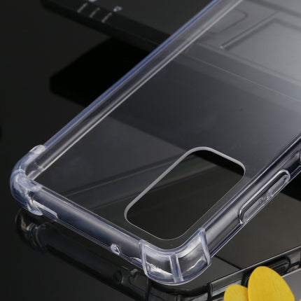 For Galaxy S20+ GOOSPERY SUPER Protect Four Corners Shockproof Soft TPU Case(Transparent)-garmade.com