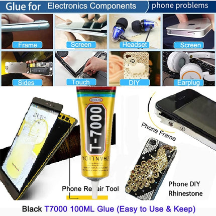50mL T7000 LCD Screen Black Glue Multifunction Universal DIY Adhesive Glue-garmade.com