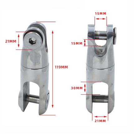 Two Stage10-12mm 316 Stainless Steel Marine Anchor Rotary Joint-garmade.com