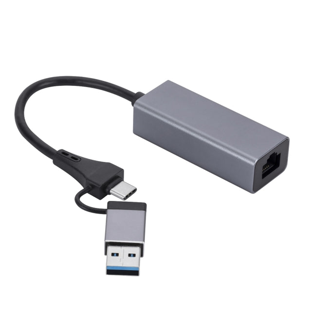 SL-017 USB3.0 Gigabit Network Type-C to Network Port USB HUB-garmade.com