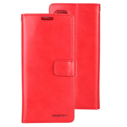 For Galaxy S20 Plus GOOSPERY BLUE MOON DIARY Crazy Horse Texture Horizontal Flip Leather Case With Bracket & Card Slot & Wallet(Red)-garmade.com