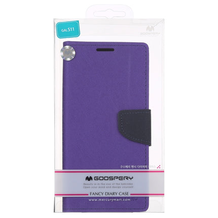 GOOSPERY FANCY DIARY For Galaxy S20+ Horizontal Flip PU Leather Case, with Holder & Card Slots & Wallet(Purple)-garmade.com