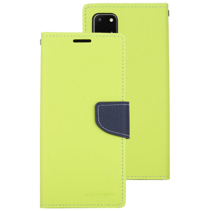 GOOSPERY FANCY DIARY For Galaxy S20+ Horizontal Flip PU Leather Case, with Holder & Card Slots & Wallet(Green)-garmade.com