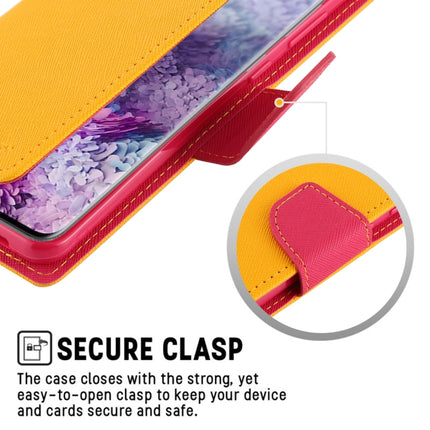 GOOSPERY FANCY DIARY For Galaxy S20+ Horizontal Flip PU Leather Case, with Holder & Card Slots & Wallet(Pink)-garmade.com