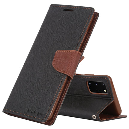 GOOSPERY FANCY DIARY For Galaxy S20+ Horizontal Flip PU Leather Case, with Holder & Card Slots & Wallet(Taupe)-garmade.com