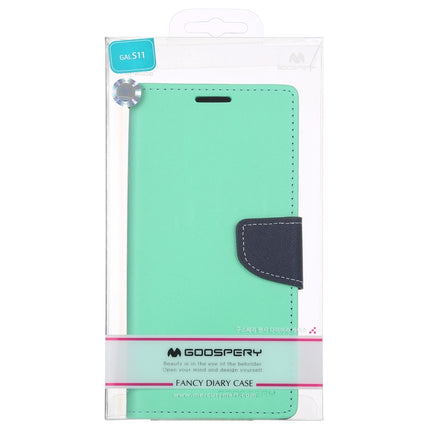 GOOSPERY FANCY DIARY For Galaxy S20+ Horizontal Flip PU Leather Case, with Holder & Card Slots & Wallet(Mint Green)-garmade.com