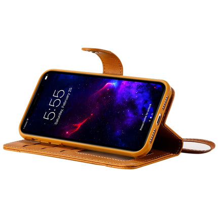 For iPhone 11 Multifunctional Detachable Magnetic Horizontal Flip Leather Case with Card Slots & Holder & Wallet & Photo Frame(Brown)-garmade.com