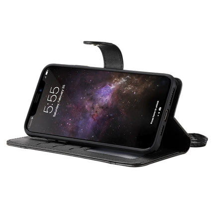 For iPhone 11 Pro Max Multifunctional Detachable Magnetic Horizontal Flip Leather Case with Card Slots & Holder & Wallet & Photo Frame(Black)-garmade.com