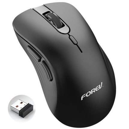 FOREV FV-G200 Wireless Ergonomic Vertical Side Button Mouse(Black)-garmade.com