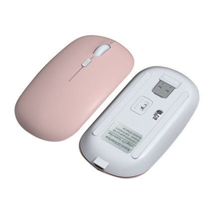FOREV FVW312 1600dpi Bluetooth 2.4G Wireless Dual Mode Mouse(Pink)-garmade.com