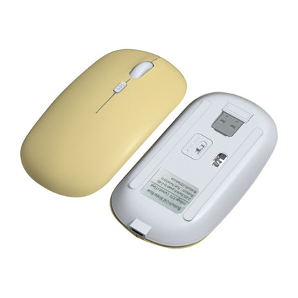FOREV FVW312 1600dpi Bluetooth 2.4G Wireless Dual Mode Mouse(Yellow)-garmade.com