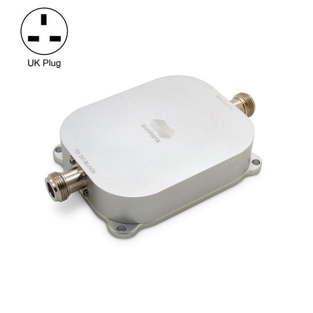 Sunhans 0305SH200780 2.4GHz/5.8GHz 4000mW Dual Band Outdoor WiFi Signal Booster, Plug:UK Plug-garmade.com