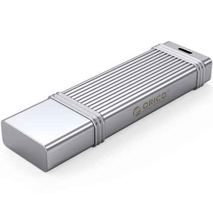 ORICO 128GB Type-C USB3.2 Gen1 USB Flash Drive, Read 260MB/s, Write 50MB/s (Silver)-garmade.com