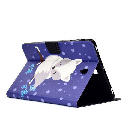 Electric Horizontal Flat Painted Leather Case with Pen Cover & Card Slot & Holder(Arctic Fox)-garmade.com