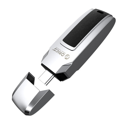 ORICO USB Flash Drive, Read: 260MB/s, Write: 70MB/s, Memory:128GB, Port:Type-C(Silver)-garmade.com