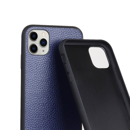 For iPhone 11 Litchi Texture Genuine Leather Folding Protective Case(Black)-garmade.com
