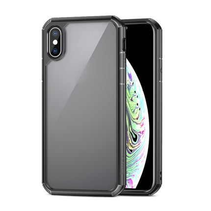 For iPhone X / XS iPAKY Star King Series TPU + PC Protective Case(Black)-garmade.com