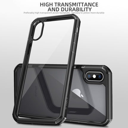 For iPhone X / XS iPAKY Star King Series TPU + PC Protective Case(Black)-garmade.com