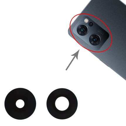 For OPPO Reno7 5G/Reno7 5G China 10 PCS Back Camera Lens-garmade.com