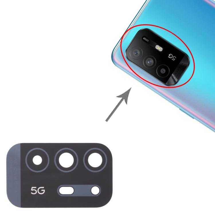 For OPPO F19 Pro+/A94 5G/A95 5G 10 PCS Back Camera Lens-garmade.com
