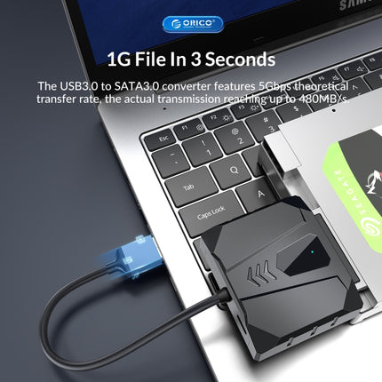 ORICO UTS2 USB 3.0 2.5-inch SATA HDD Adapter with Silicone Case, Cable Length:0.5m-garmade.com