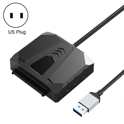 ORICO UTS2 USB 3.0 2.5-inch SATA HDD Adapter with 12V 2A Power Adapter, Cable Length:0.5m(US Plug)-garmade.com