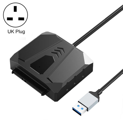 ORICO UTS2 USB 3.0 2.5-inch SATA HDD Adapter with 12V 2A Power Adapter, Cable Length:1m(UK Plug)-garmade.com