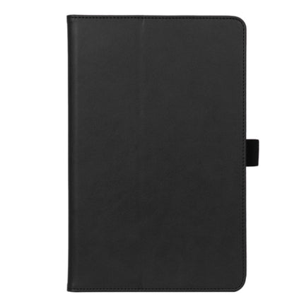 For Galaxy Tab S6 Lite P610 / P615 Retro Texture PU + TPU Horizontal Flip Leather Case with Holder & Card Slots & Hand Strap(Black)-garmade.com