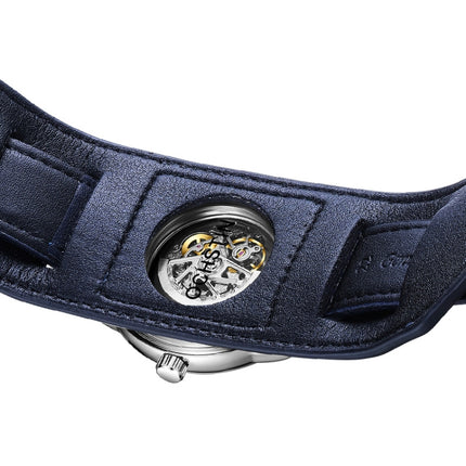 Ochstin 7266 Multifunctional Leather Wrist Wrist Waterproof Luminous Quartz Watch(Black+Black)-garmade.com