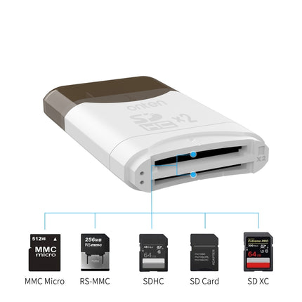 KSSC3 USB 3.2 Dual SD Card Reader-garmade.com