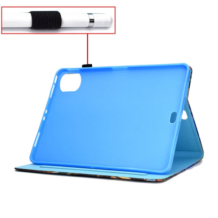 For iPad Pro 11 (2020) Sewing Thread Horizontal Painted Flat Leather Tablet Case with Sleep Function & Pen Cover & Anti Skid Strip & Card Slot & Holder(Love)-garmade.com