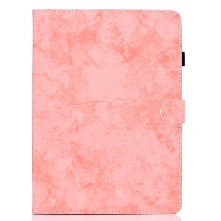 For iPad Pro 11 (2020) Sewing Thread Horizontal Solid Color Flat Leather Tablet Case with Sleep Function & Pen Cover & Anti Skid Strip & Card Slot & Holder(Pink)-garmade.com