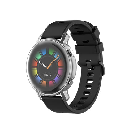 For Huawei Watch GT2 42mm Full Coverage Watch Protective Case with Screen(Transparent White)-garmade.com
