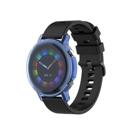 For Huawei Watch GT2 42mm Full Coverage Watch Protective Case with Screen(Transparent Blue)-garmade.com