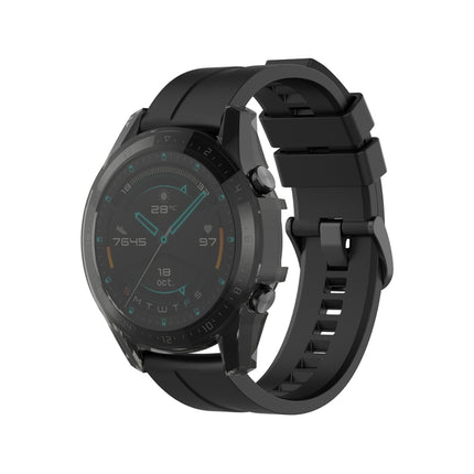 For Huawei Watch GT2 46mm Full Coverage Watch Protective Case with Screen(Transparent Black)-garmade.com