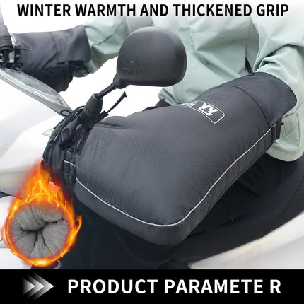 CS-1780A1 Winter Fleece Thickened Warm Outdoor Motorcycle Gloves, Style:Big Mouth Version-garmade.com