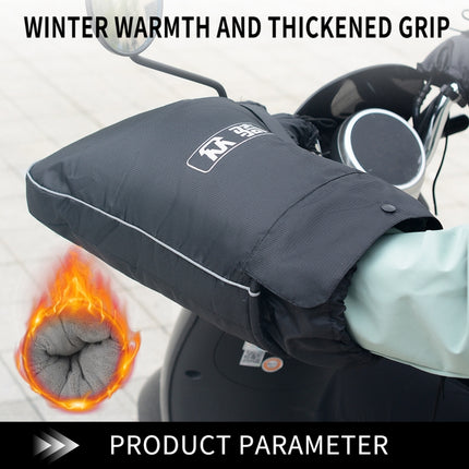CS-1780A2 Winter Fleece Thickened Warm Outdoor Motorcycle Gloves, Style:Small Mouth Version-garmade.com