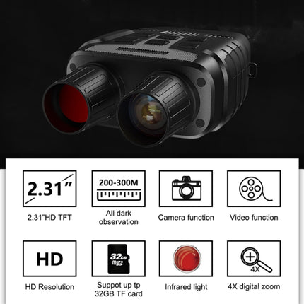 NV3180 Outdoor Hunting Starlight Level Sensor Digital Night Vision Binoculars-garmade.com