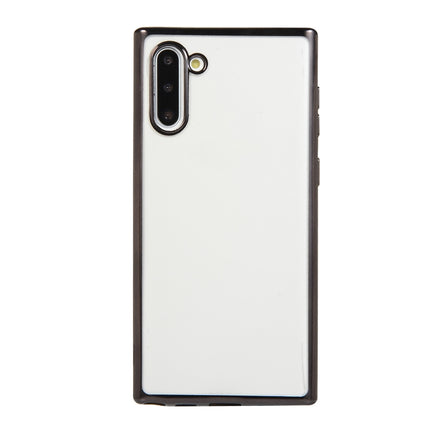 For Galaxy Note10 Electroplating TPU Protective Case(Black)-garmade.com