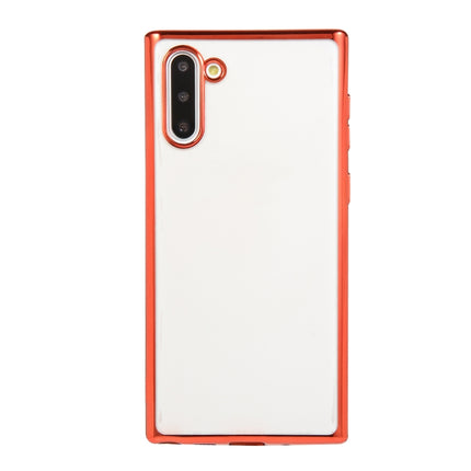 For Galaxy Note10 Electroplating TPU Protective Case(Red)-garmade.com