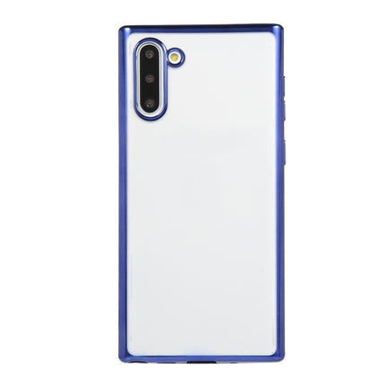For Galaxy Note10 Electroplating TPU Protective Case(Blue)-garmade.com