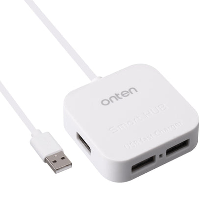Onten OTN-5210 USB Portable HUB Docking Station(White)-garmade.com