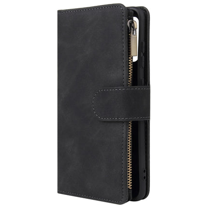 For Galaxy S20 Multifunctional Horizontal Flip Leather Case, with Card Slot & Holder & Zipper Wallet & Photo Frame(Black)-garmade.com