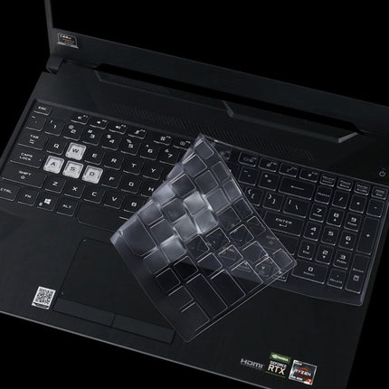 For Asus FA506IU 15.6 inch Transparent and Dustproof TPU Laptop Keyboard Protective Film-garmade.com
