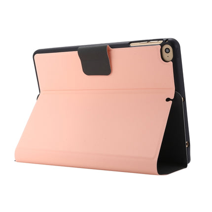 For iPad mini 5 / 4 / 3 / 2 / 1 Electric Pressed Texture Horizontal Flip Leather Case with Holder & Pen Slot(Grapefruit Pink)-garmade.com