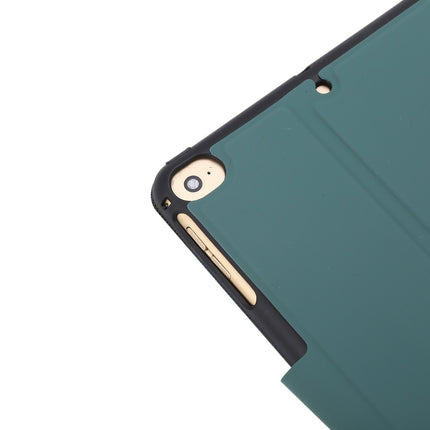 For iPad mini 5 / 4 / 3 / 2 / 1 Electric Pressed Texture Horizontal Flip Leather Case with Holder & Pen Slot(Mint Green)-garmade.com