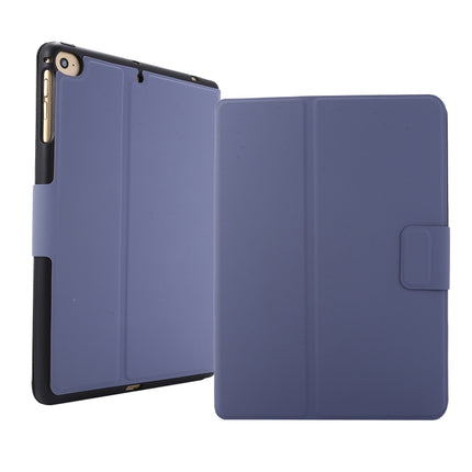 For iPad mini 5 / 4 / 3 / 2 / 1 Electric Pressed Texture Horizontal Flip Leather Case with Holder & Pen Slot(Lavender Gray)-garmade.com