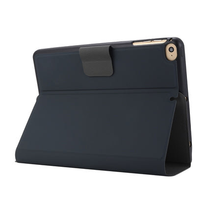 For iPad mini 5 / 4 / 3 / 2 / 1 Electric Pressed Texture Horizontal Flip Leather Case with Holder & Pen Slot(Charcoal Gray)-garmade.com